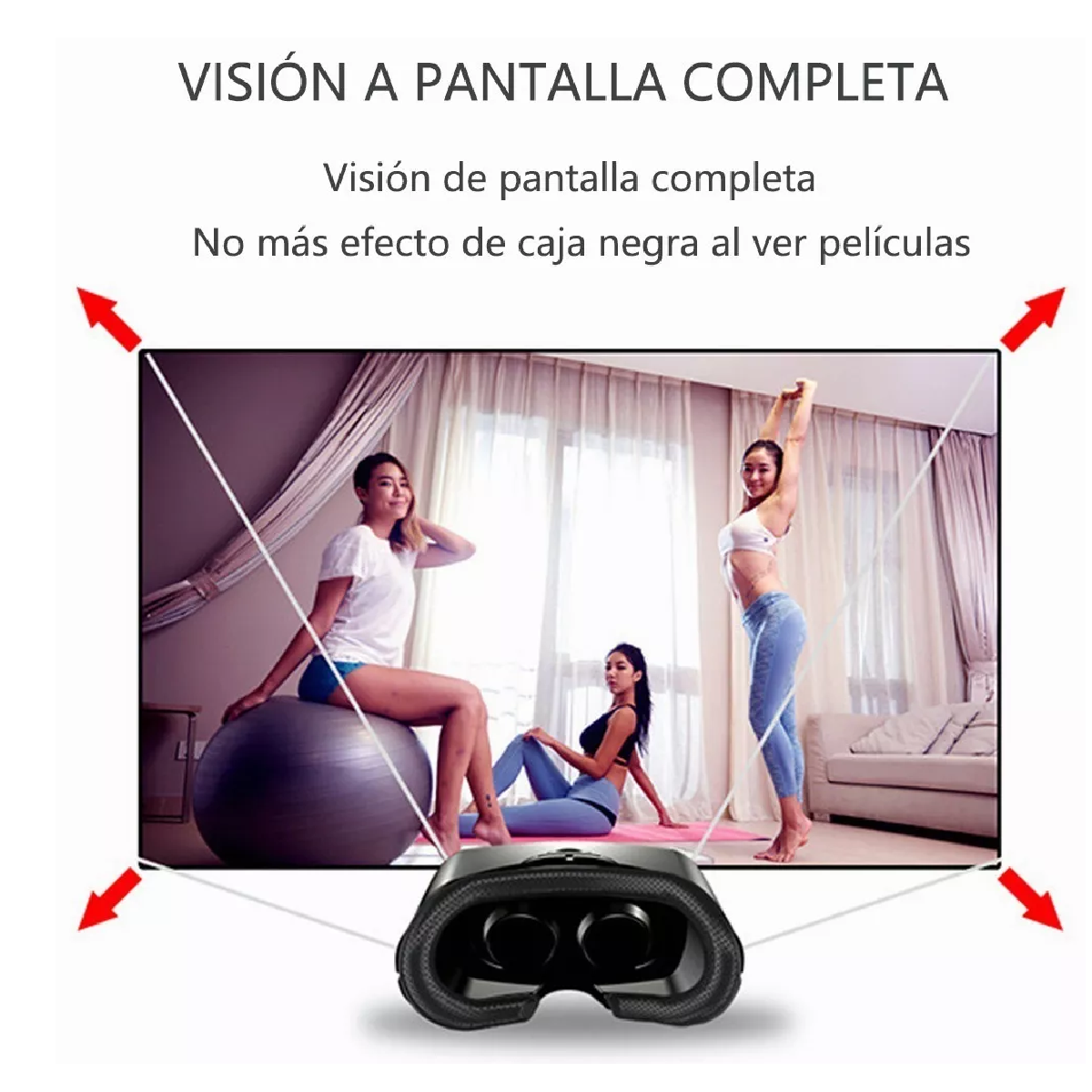 Casco De Realidad Virtual 3d Gafas Vr Con Controladores