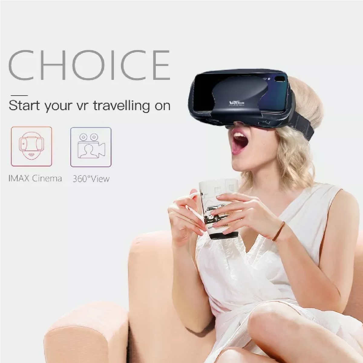 Casco De Realidad Virtual 3d Gafas Vr Con Controladores