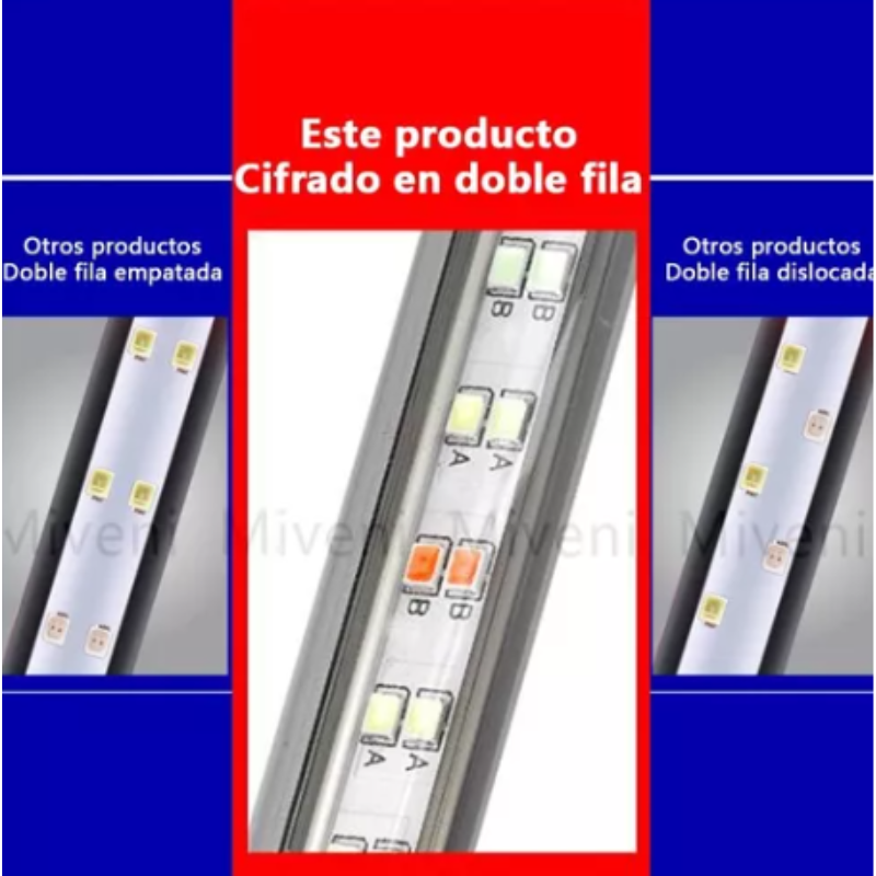 Lámpara Para Peceras Acuarios Luces Led Sumergible 27cm.
