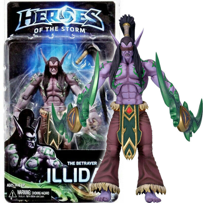 Illidan Heroes Storm Neca Wow World Warcraft Figura Accion