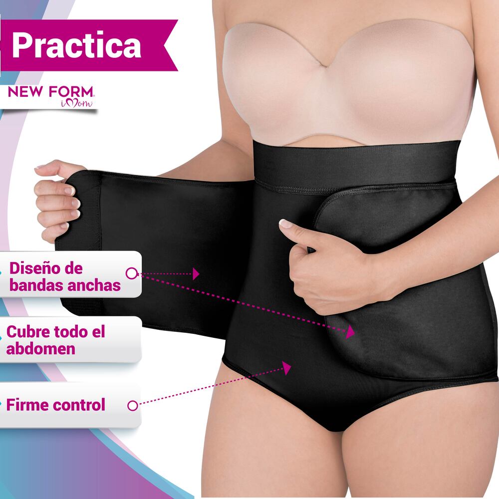 New Form Panty Post Parto Alta Fajas para Mujer Faja Postparto 