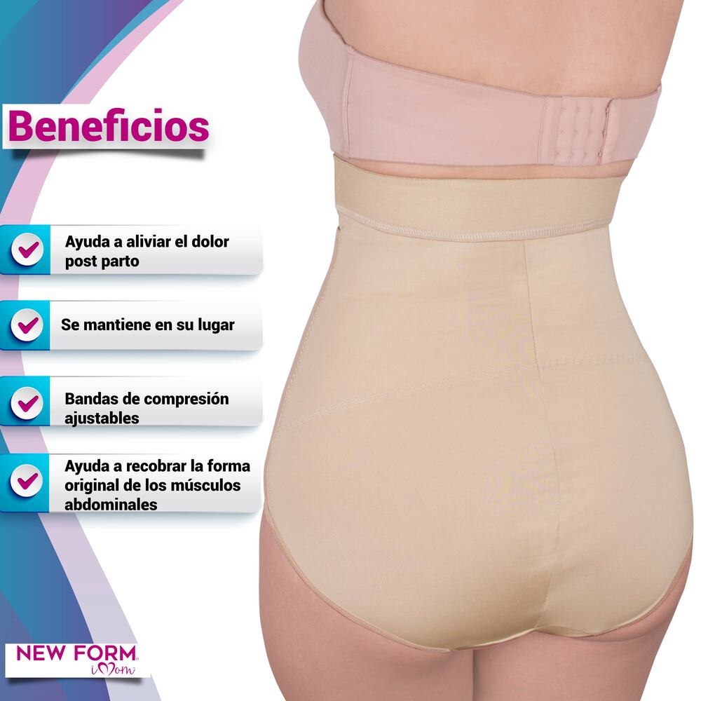 New Form Panty Post Parto Alta Fajas para Mujer Faja Postparto 