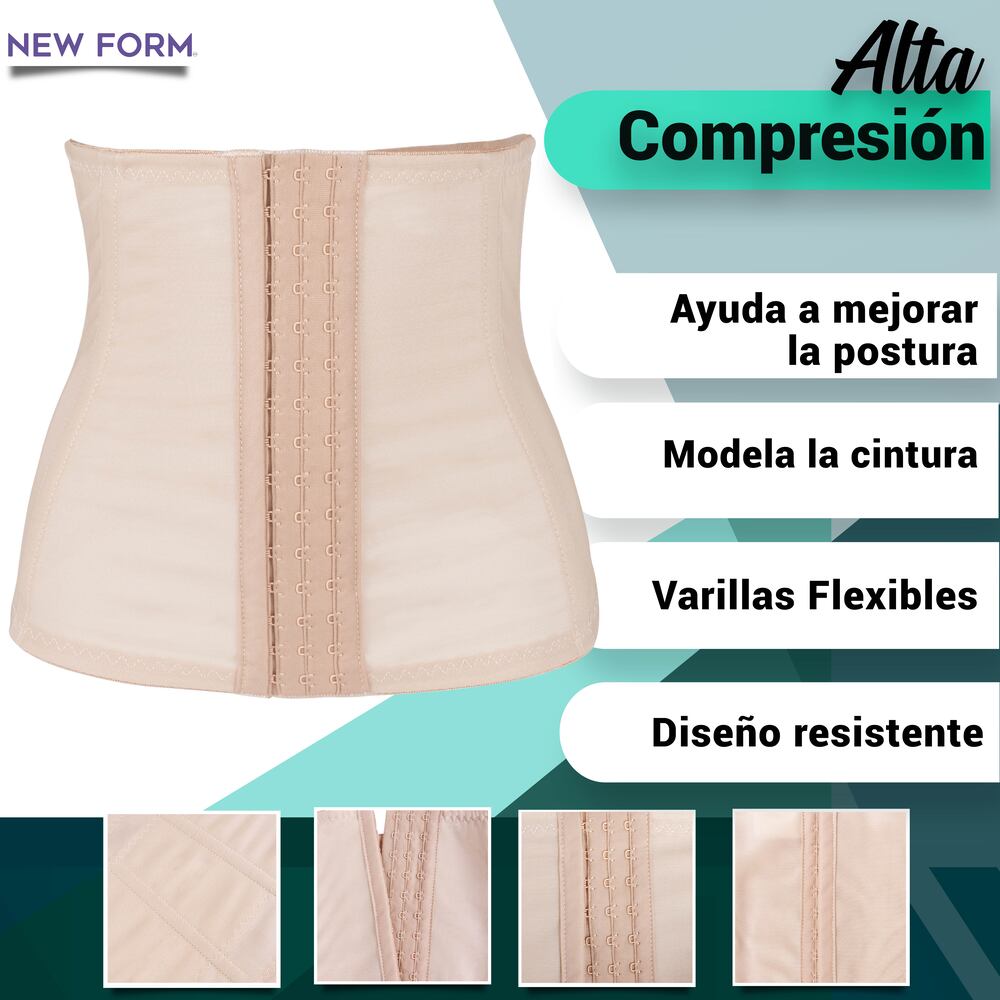 New Form Faja Cinturilla Control Refuerzo Central Stretch