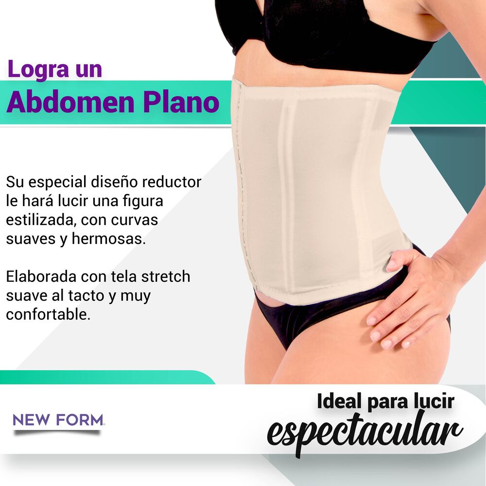 New Form Faja Cinturilla Control Refuerzo Central Stretch