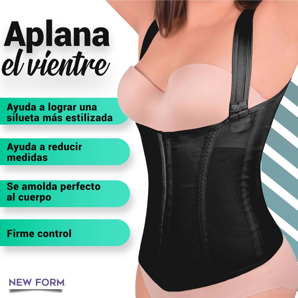 New Form Faja Para Hombre Chaleco Modelador Corrige Postura