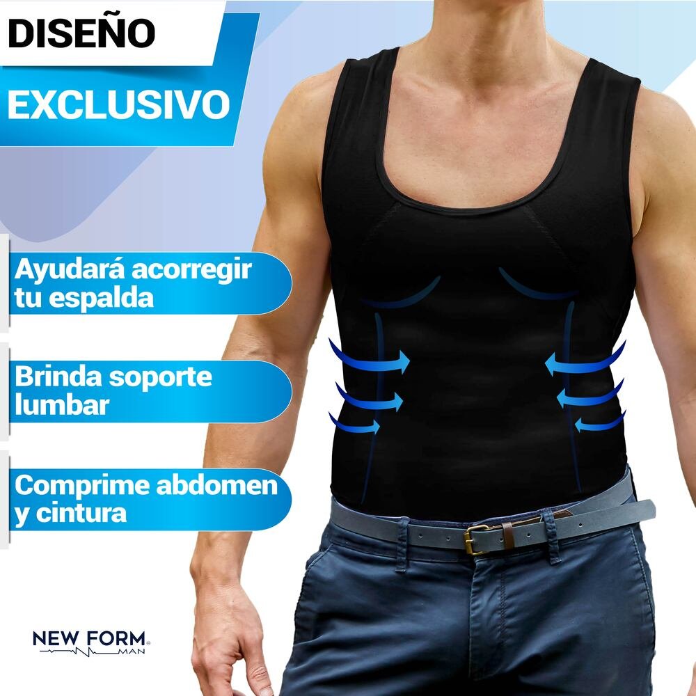 Faja Hombre Medica Lumbar Espalda - Camiseta de tirantes para hombre