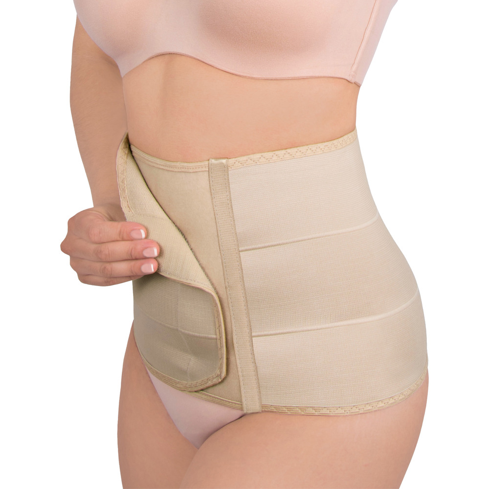 New Form Faja Postparto Envolvente Corta Con Varillas