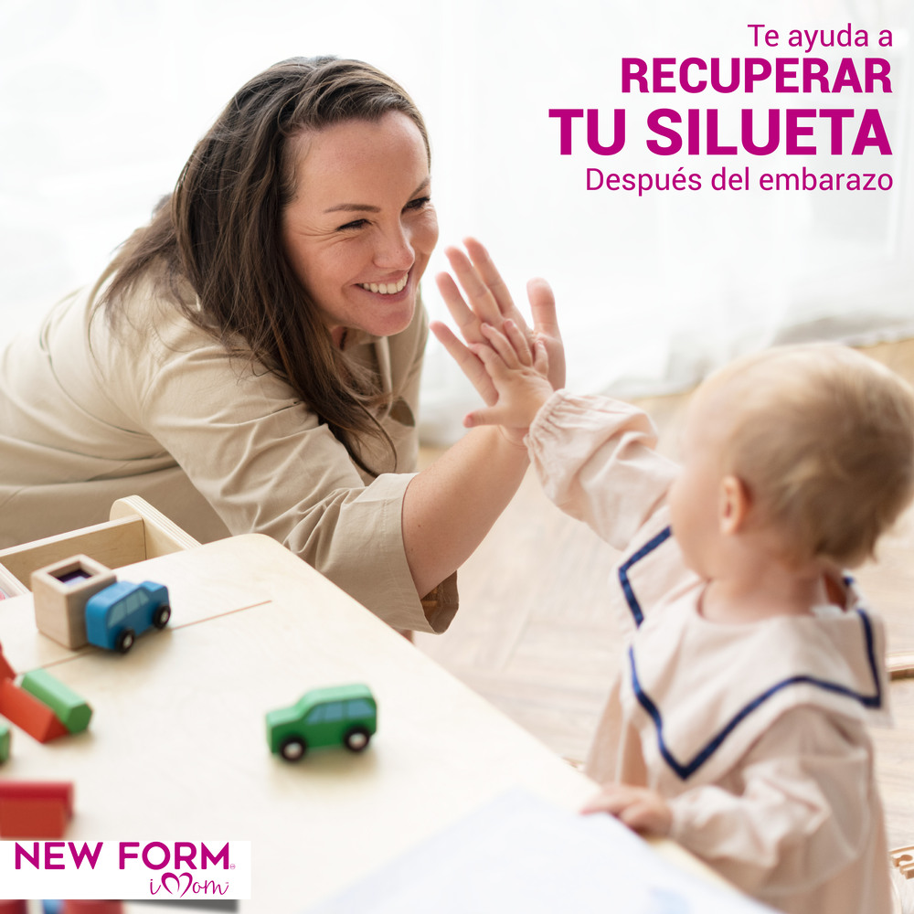 New Form Faja Postparto Envolvente Corta Con Varillas