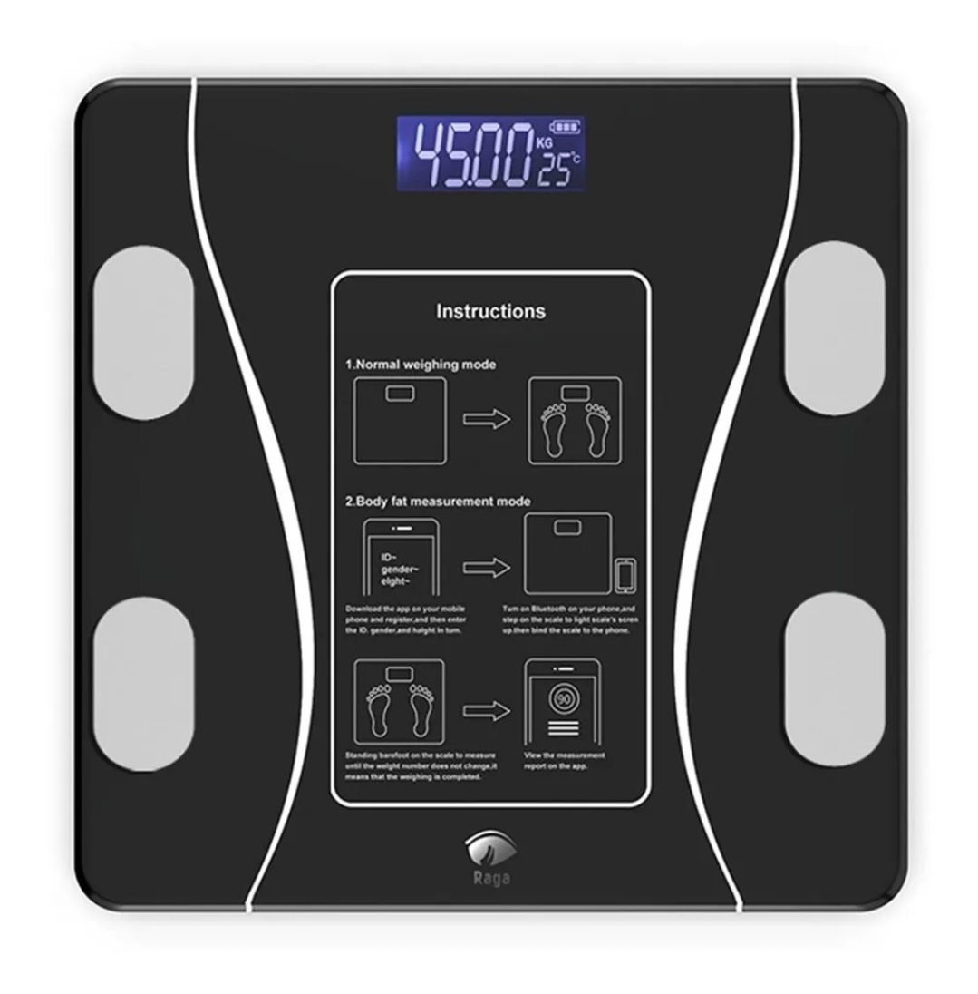 Báscula Electrónica Bluetooth Digital Inteligente De Baño