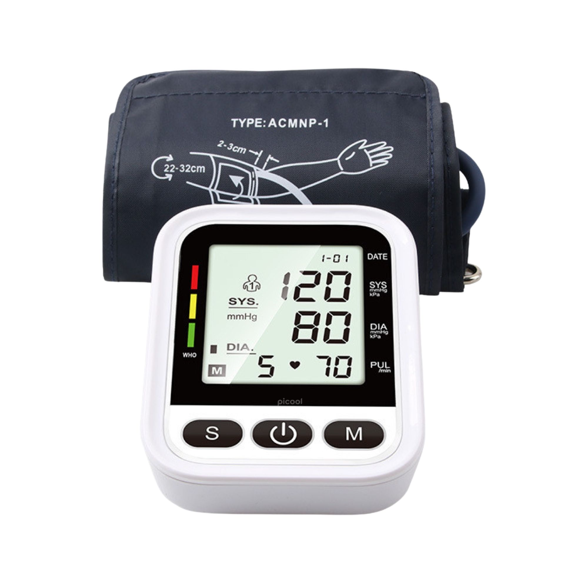 Monitor Presion Arterial Digital Lcd Para Brazo Intellectiv