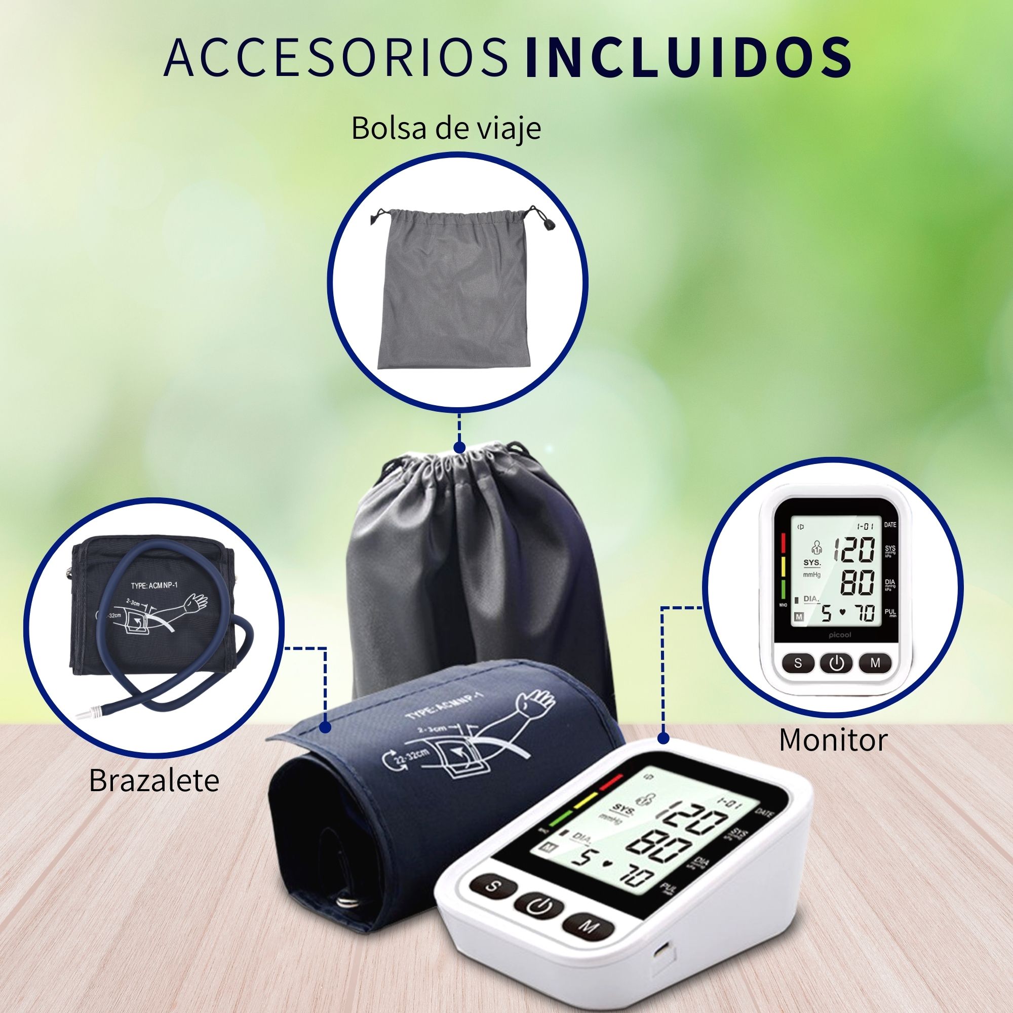 Monitor Presion Arterial Digital Lcd Para Brazo Intellectiv