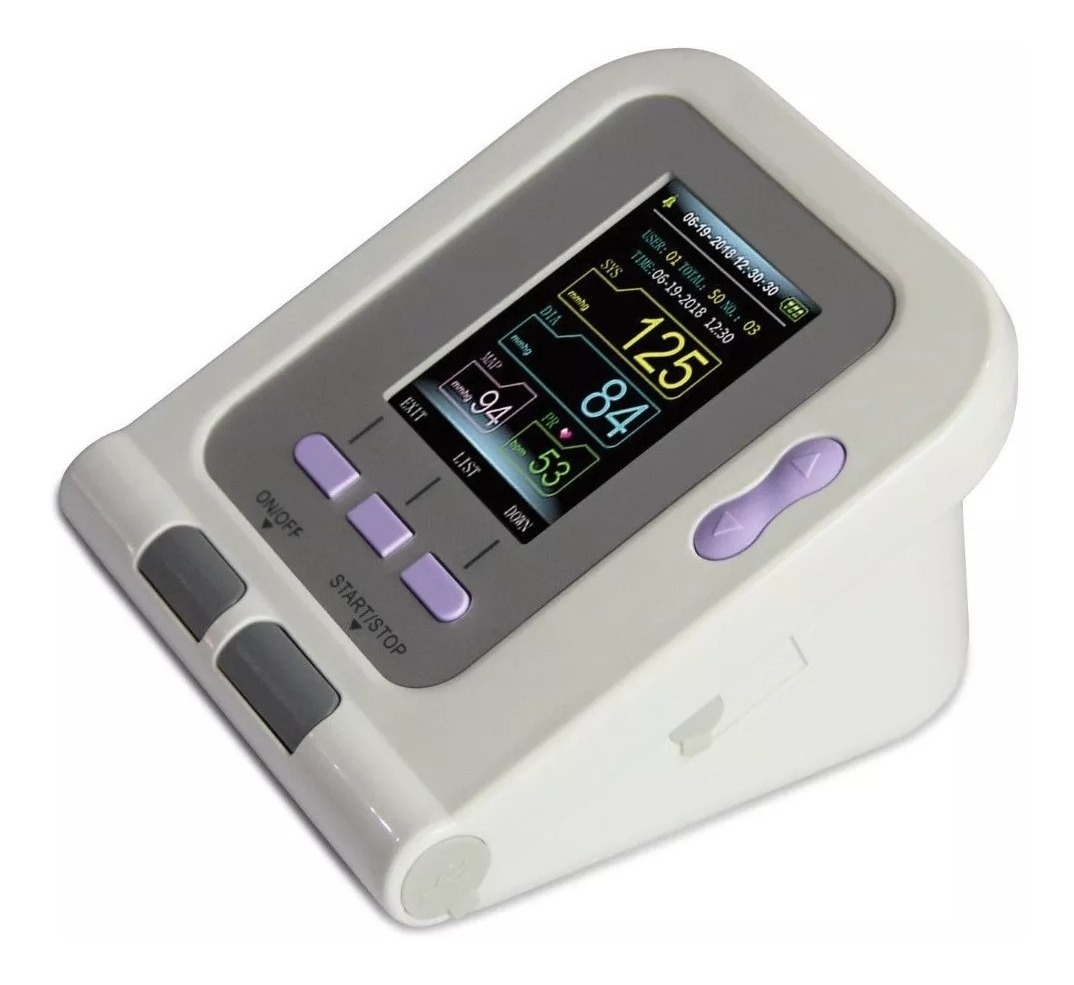 Monitor Veterinario Contec 08a Baumanometro+Oximetro