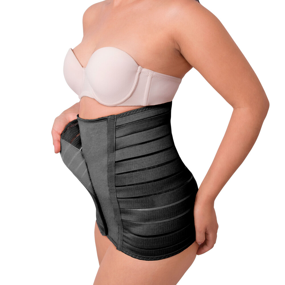 New Form Faja Post Parto Alta Con Tela Multilíneas Unitalla