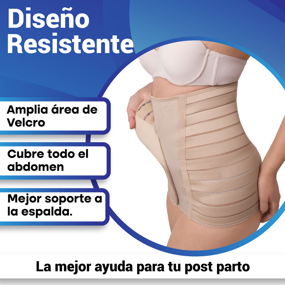 New Form Faja Post Parto Alta Con Tela Multilíneas Unitalla