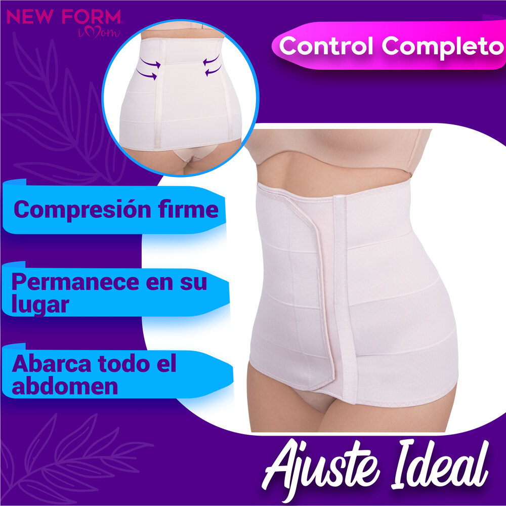 New Form - Imom Fajas Postparto 4b Corte Alto Lipoescultura