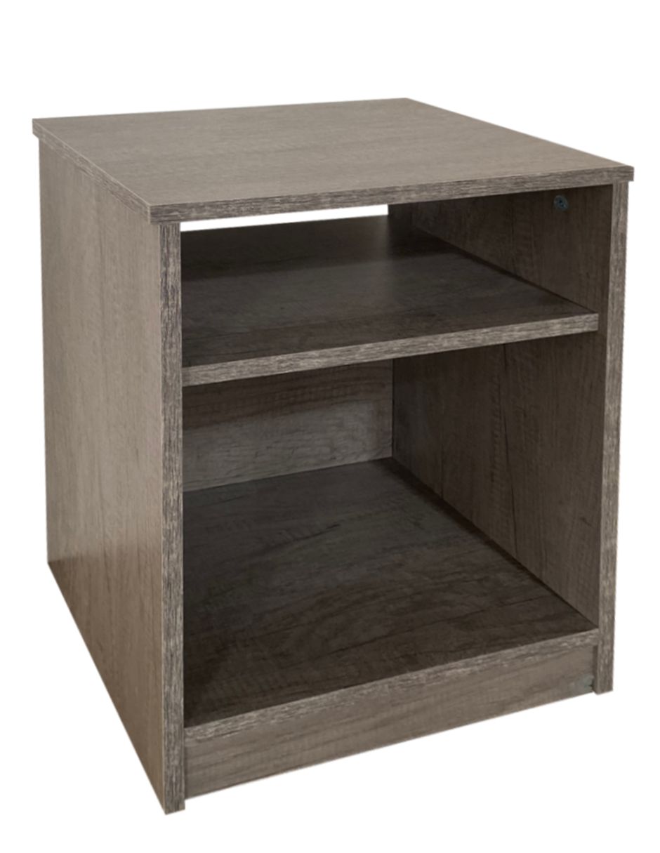 Buro abierto, mesita de noche, organizador.