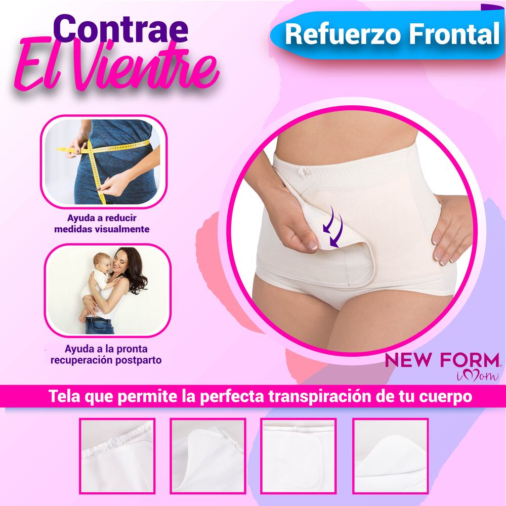 New Form - Imom Panty Fajas Postparto Cesárea Para Vientre