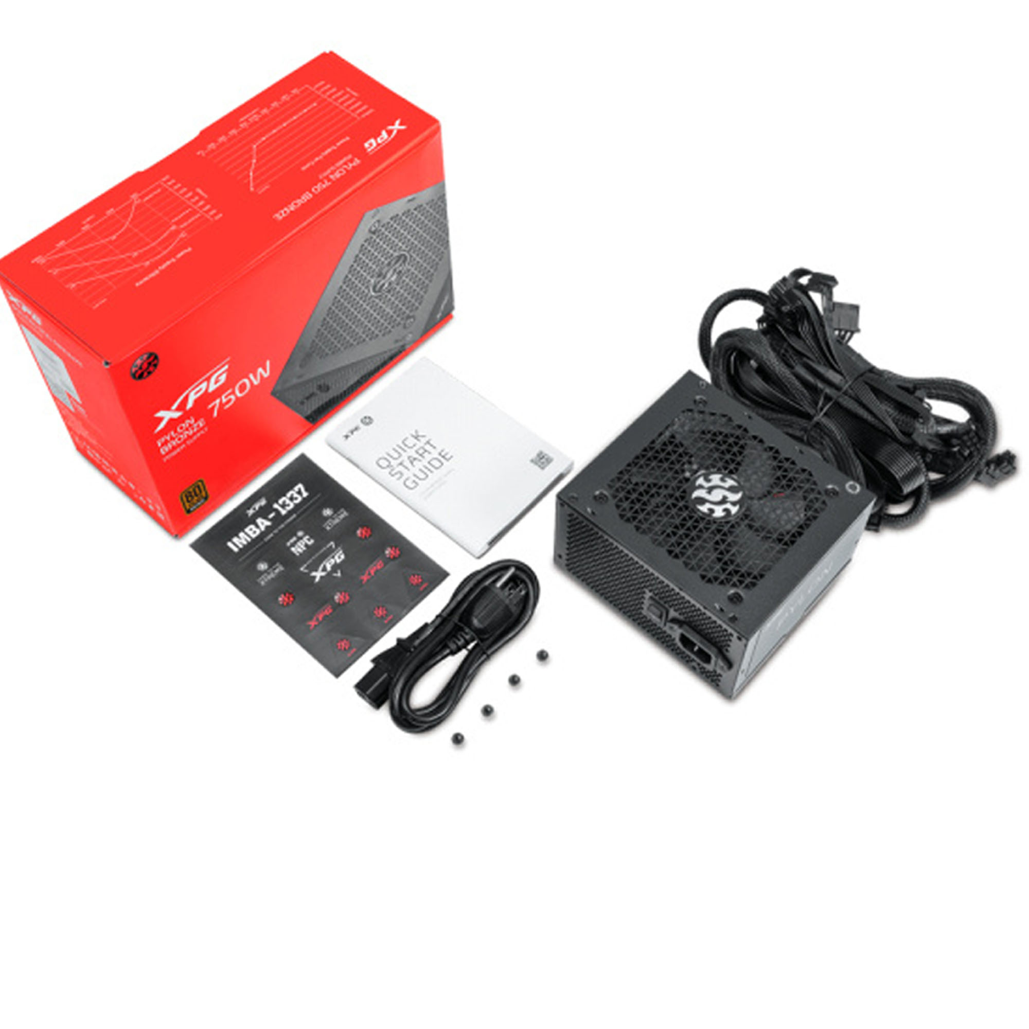 Fuente de Poder XPG PYLON 80 ATX 120mm PLUS Bronze 650W