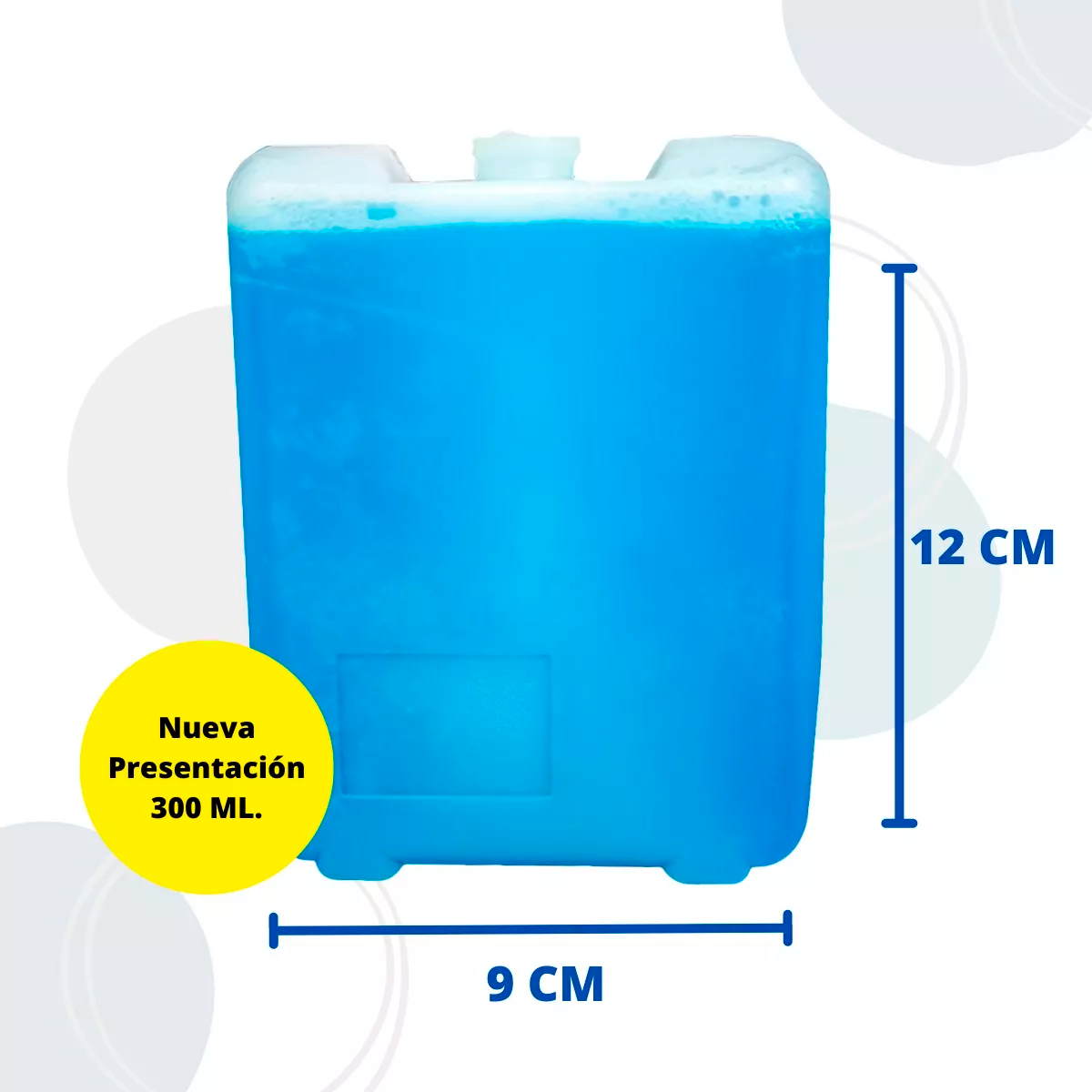 Gel Refrigerante Ice Brick 300 Ml Paquete De 12 Piezas