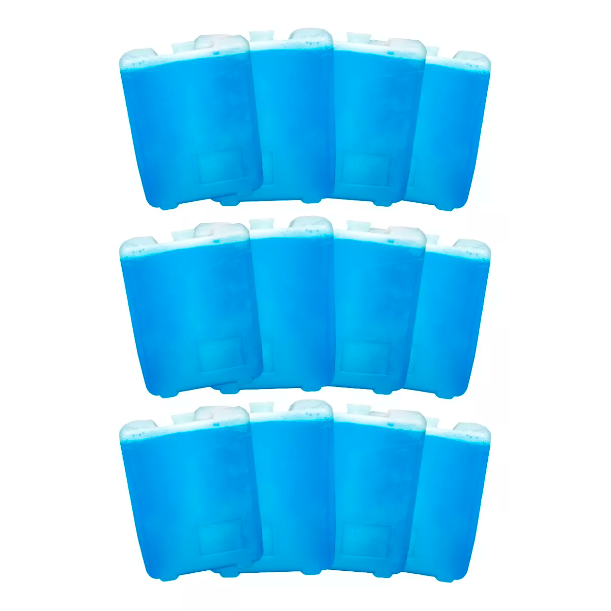 Gel Refrigerante Ice Brick 300 Ml Paquete De 12 Piezas