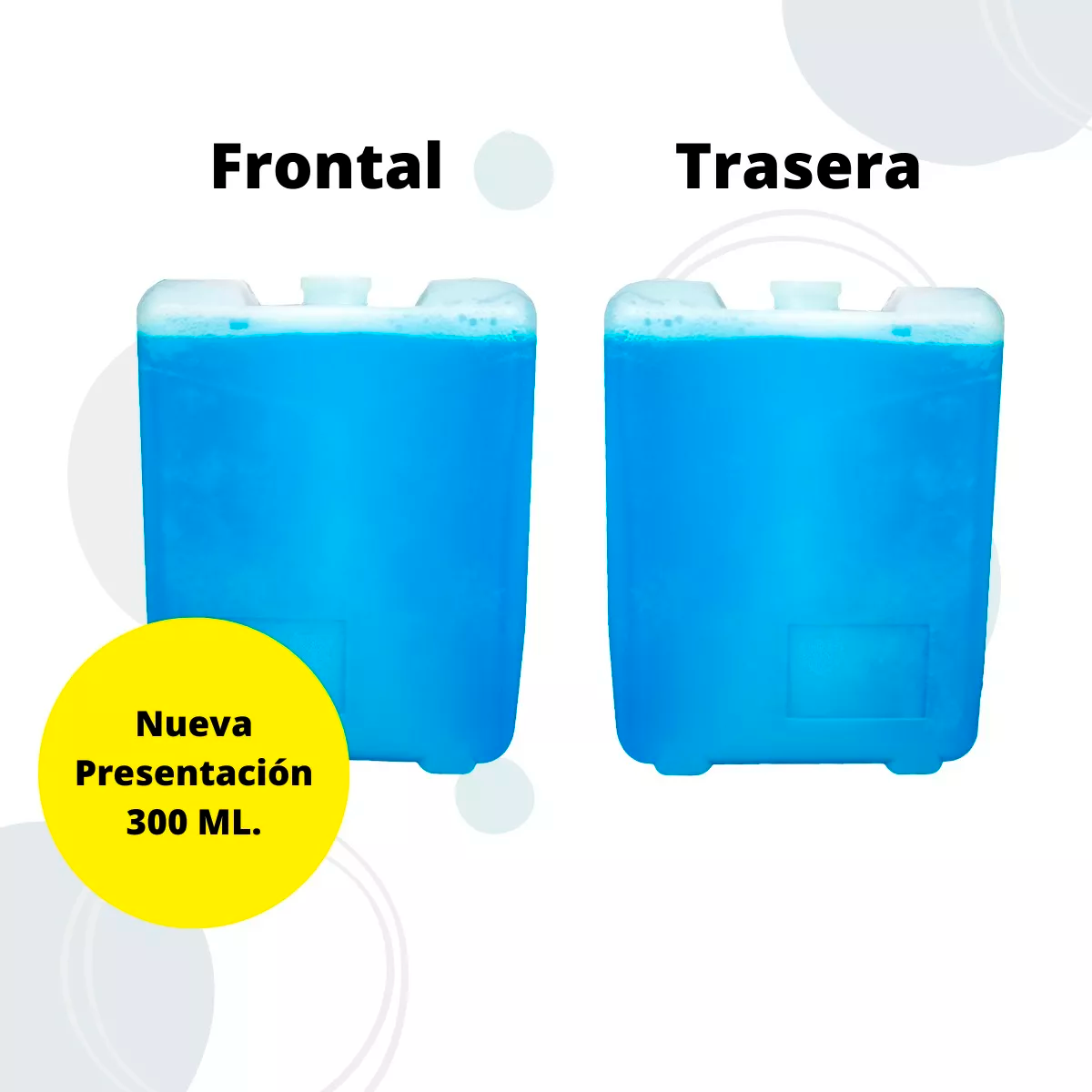 Gel Refrigerante Ice Brick 300 Ml Paquete De 12 Piezas