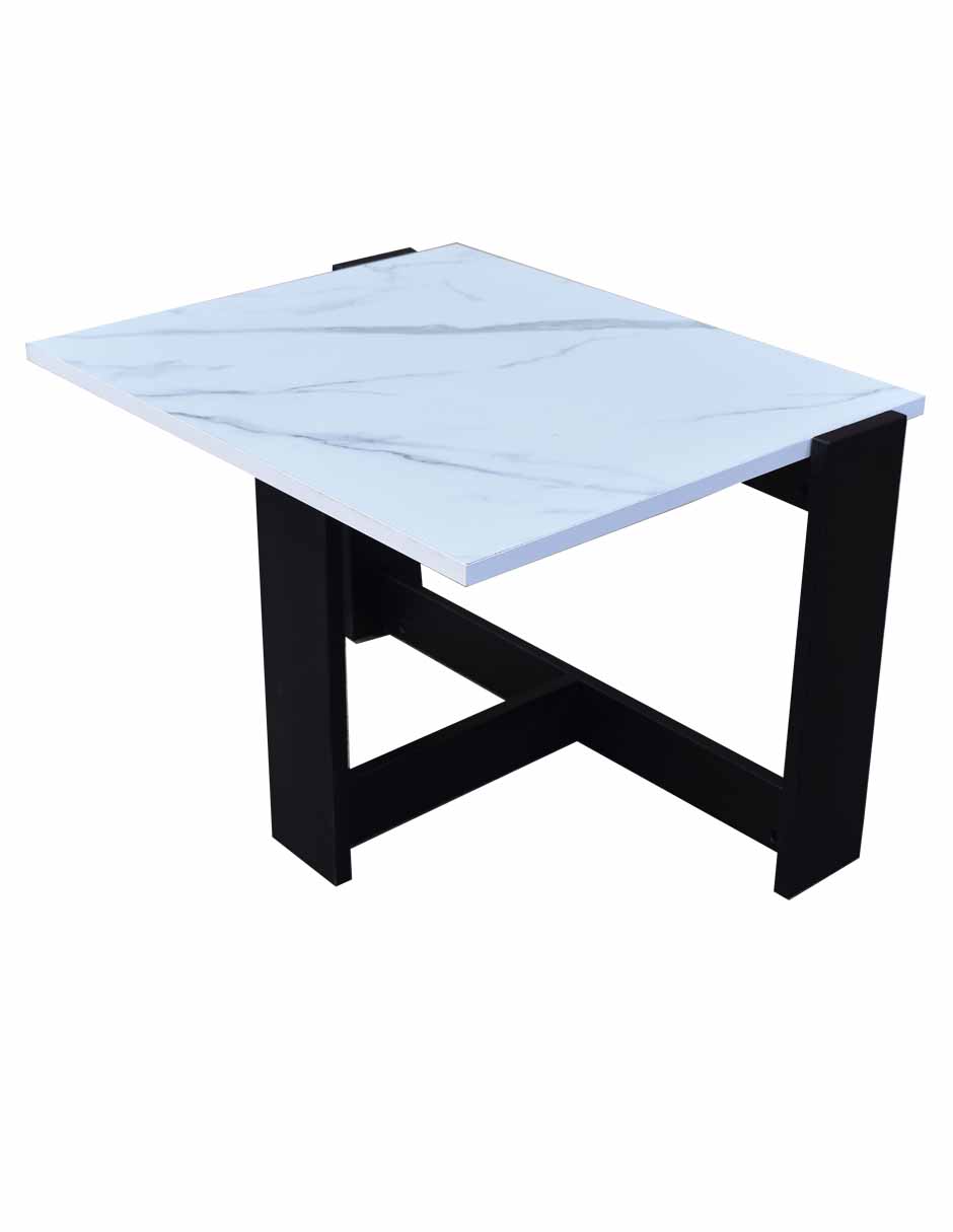 Mesa de Centro rectangular Hogare con cubierta tipo Mármol, Diseño elegante y moderno