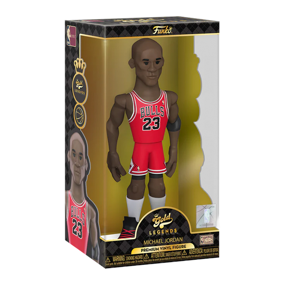 Funko Gold Michael Jordan Chicago Bulls NBA Legends Figura Original