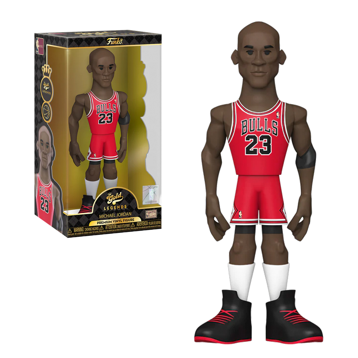 Funko Gold Michael Jordan Chicago Bulls NBA Legends Figura Original