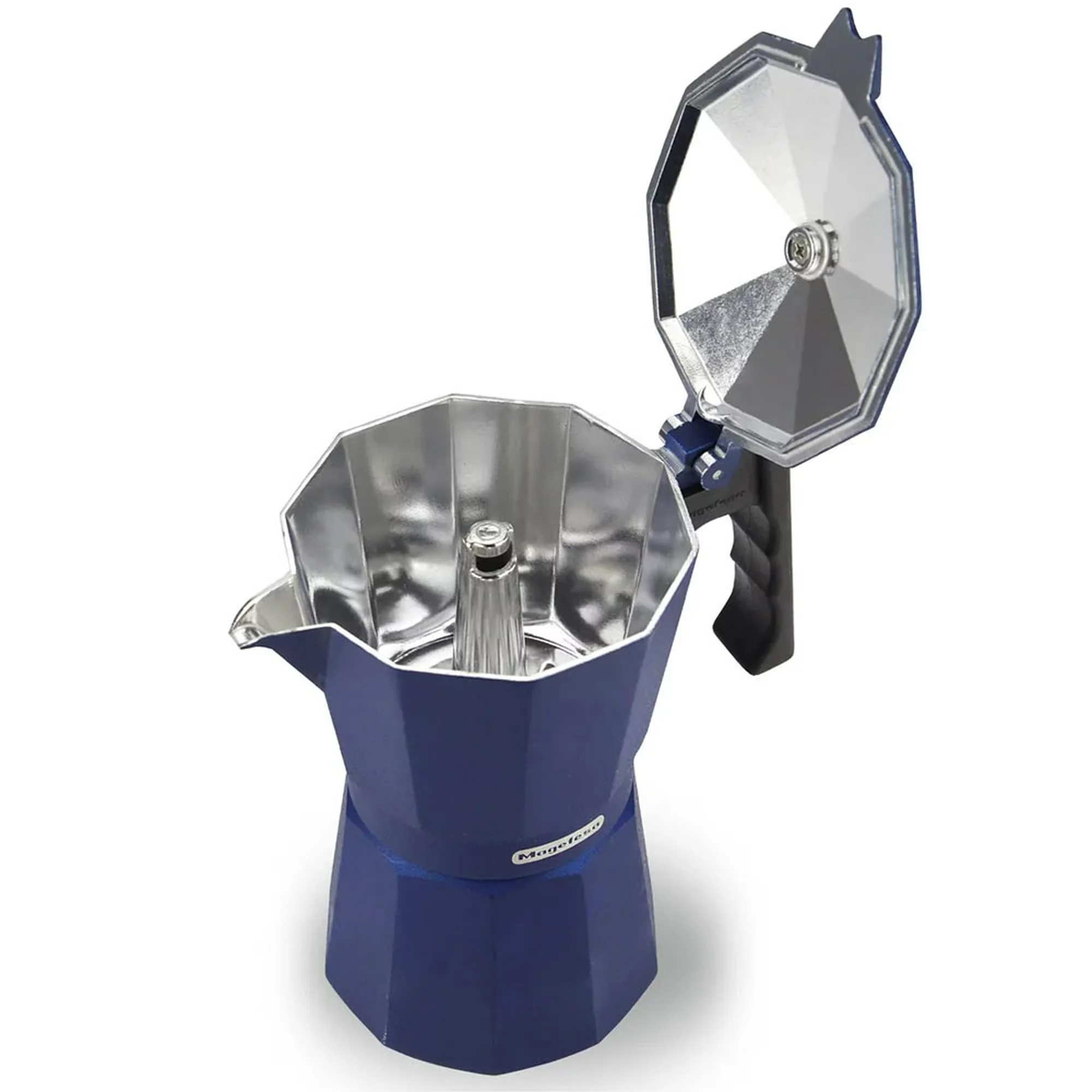 Cafetera Magefesa Colombia 9 Tazas Aluminio Azul