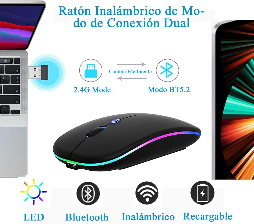 Mause raton Inalambrico recargable.