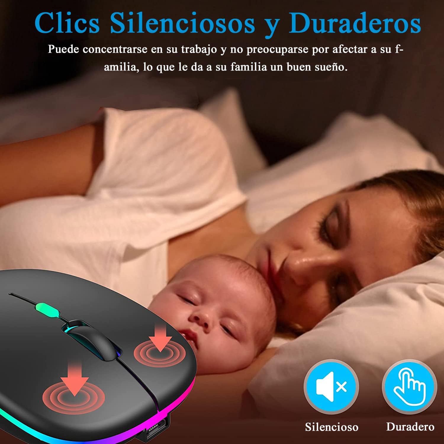 Mause raton Inalambrico recargable.