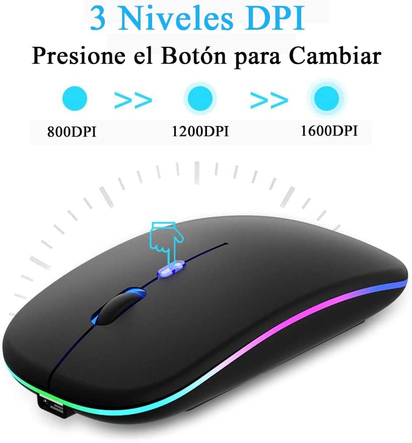 Mause raton Inalambrico recargable.