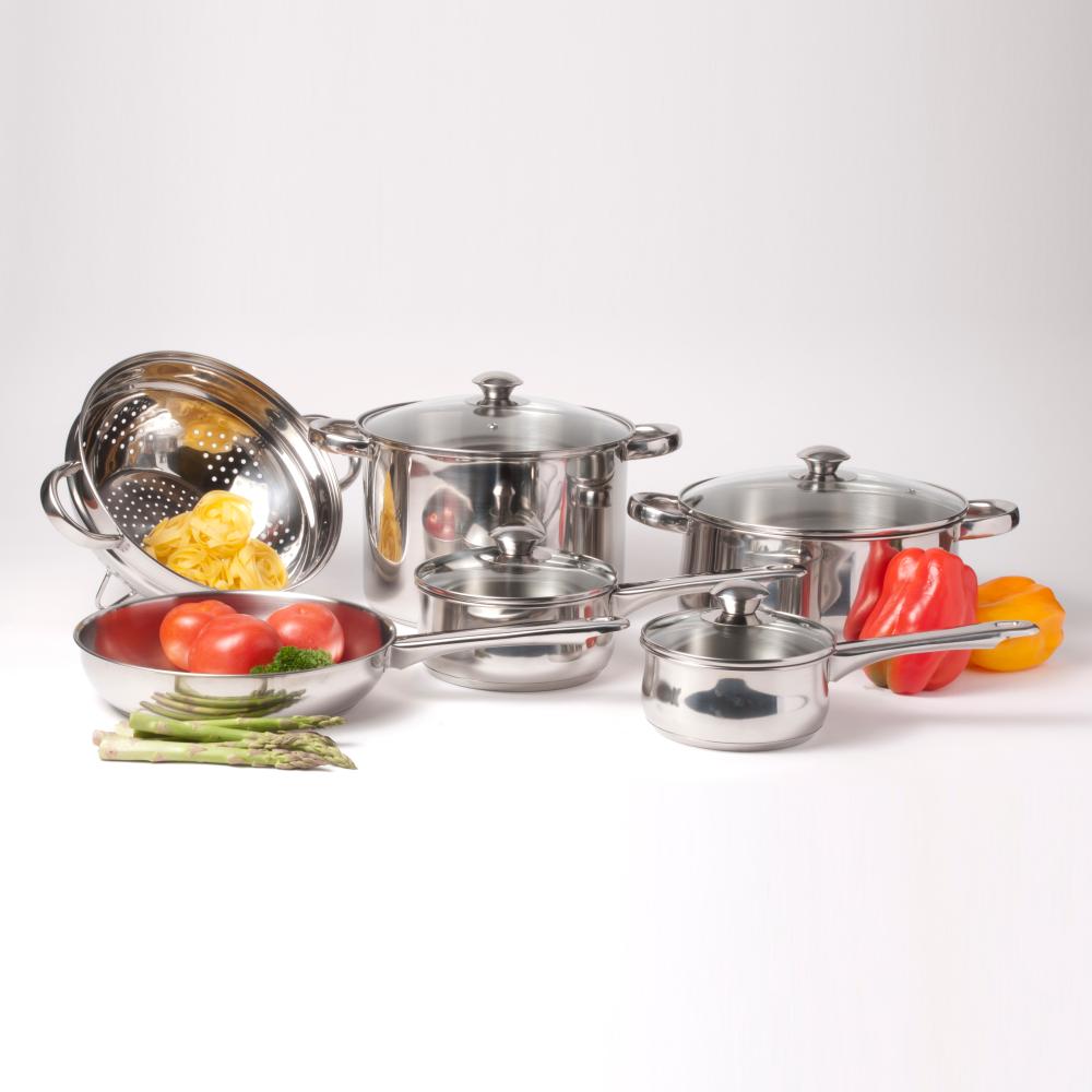 Batería Magefesa Vesta 10 Pzs Sirve para inducción Acero Inox