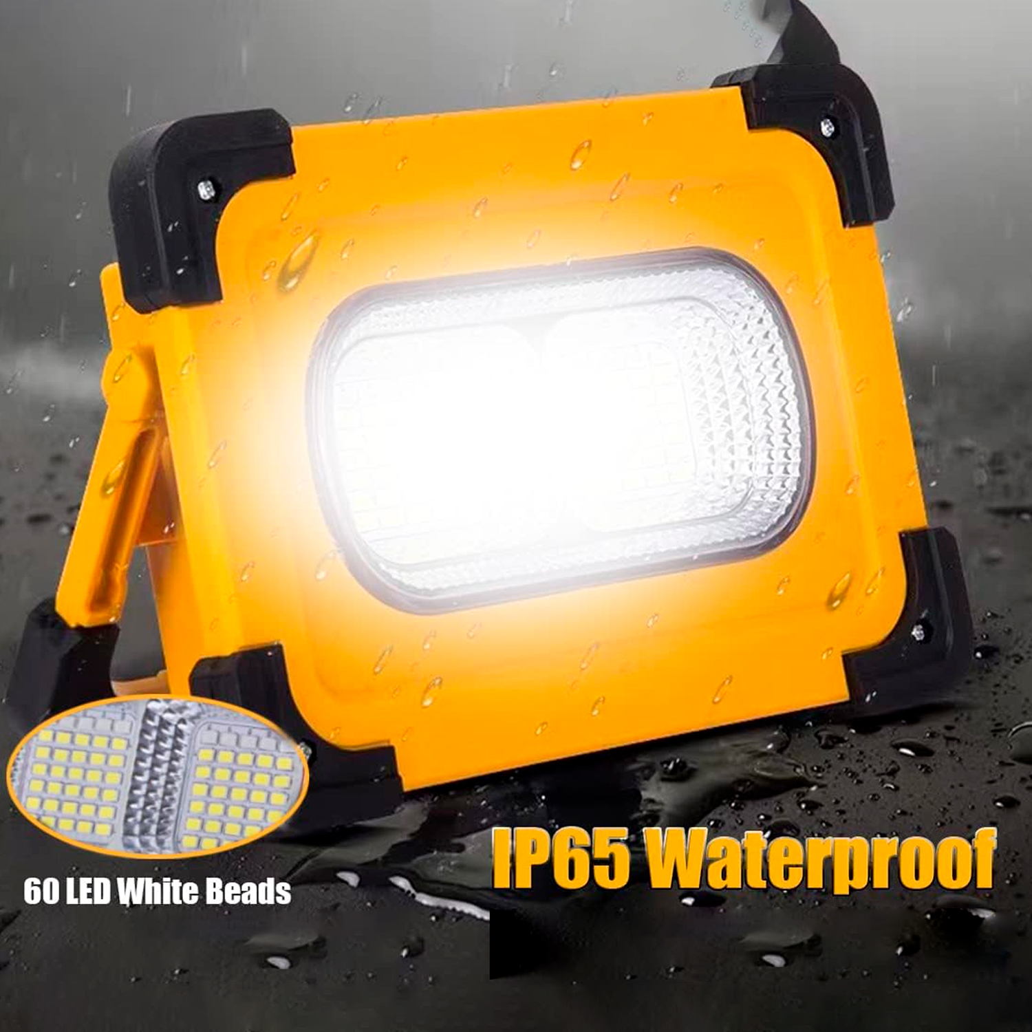 Lampara solar de emergencia recargable con panel portátil de camping con bocina bluetooth y powerbank para celulares