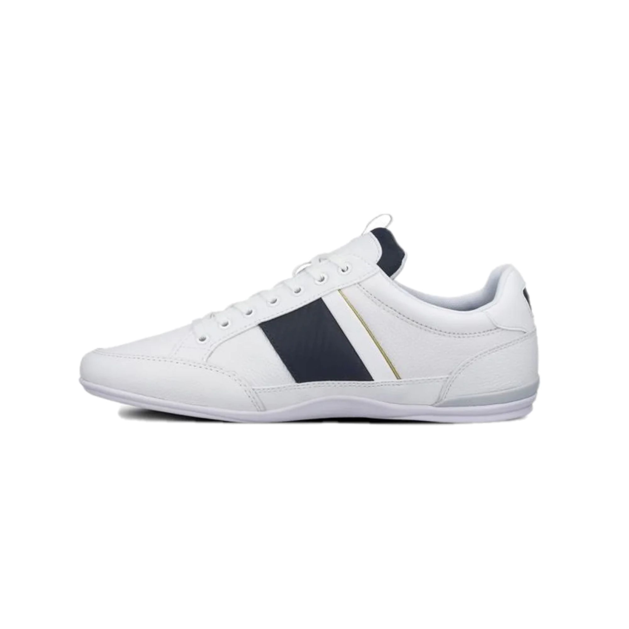 Tenis Lacoste Chaymon 0120 1 CMA Blanco con Azul Hombre Originales 740CMA004321G