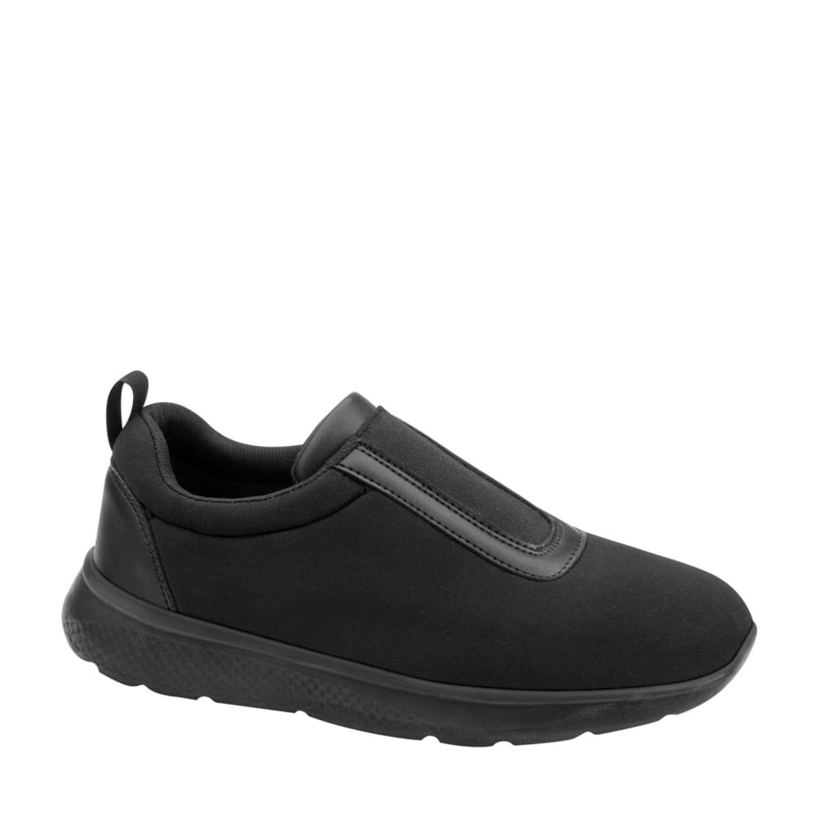 Tenis loafer urbanos de licra para mujer, marca Shosh, color negro, mod. 1090091