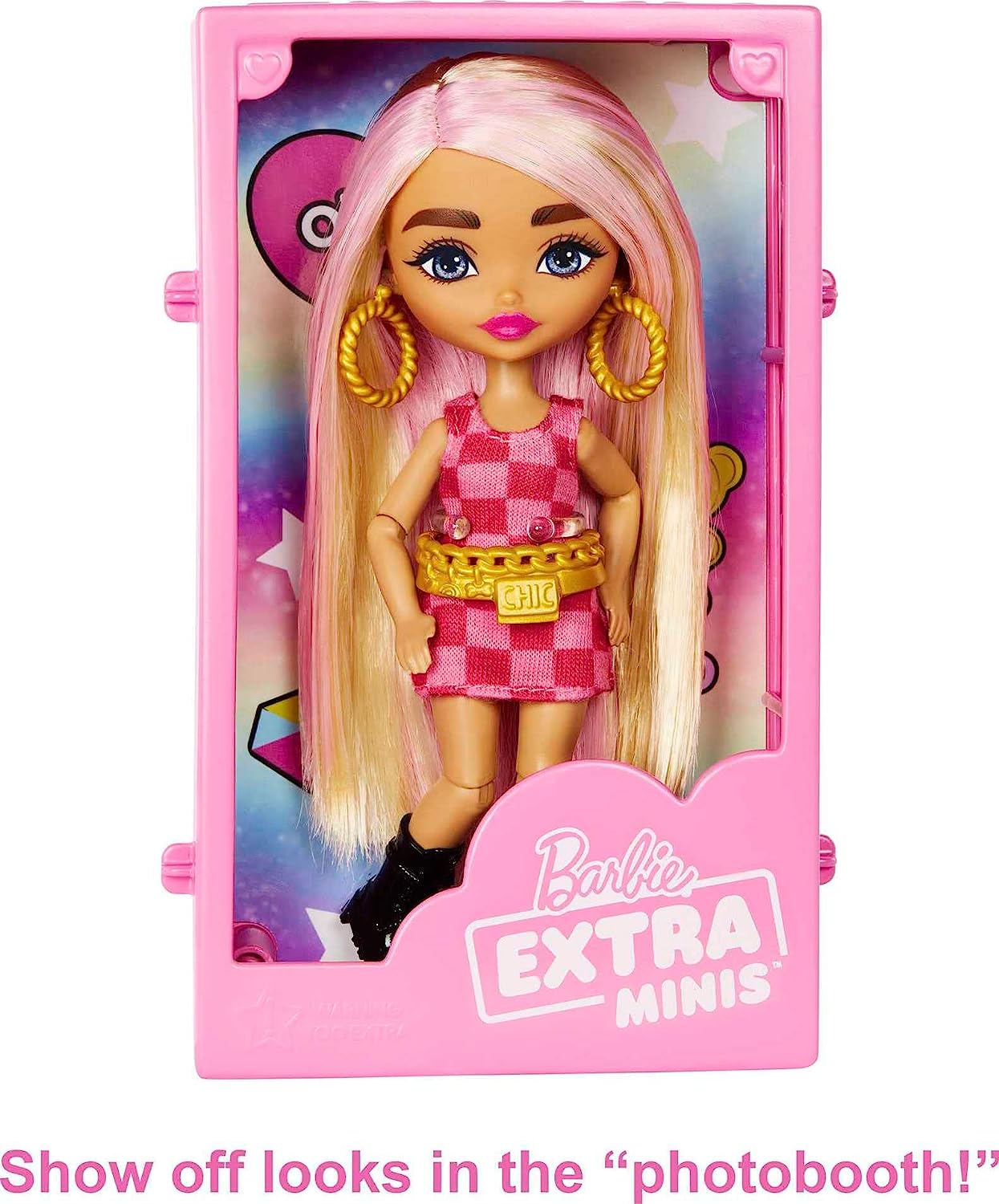 BARBIE EXTRA MINIS – ABRIGO ROSADO