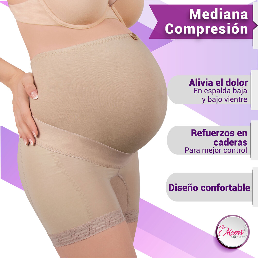 For Moms Belly Band Panty Faja Maternal Con Refuerzos Cadera