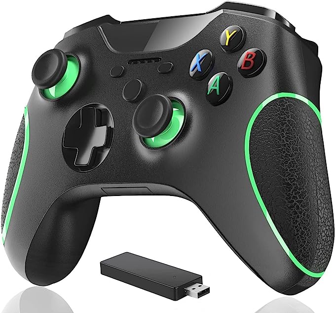 Control Alámbrico para Xbox One Serie X Edicion Glitch Green