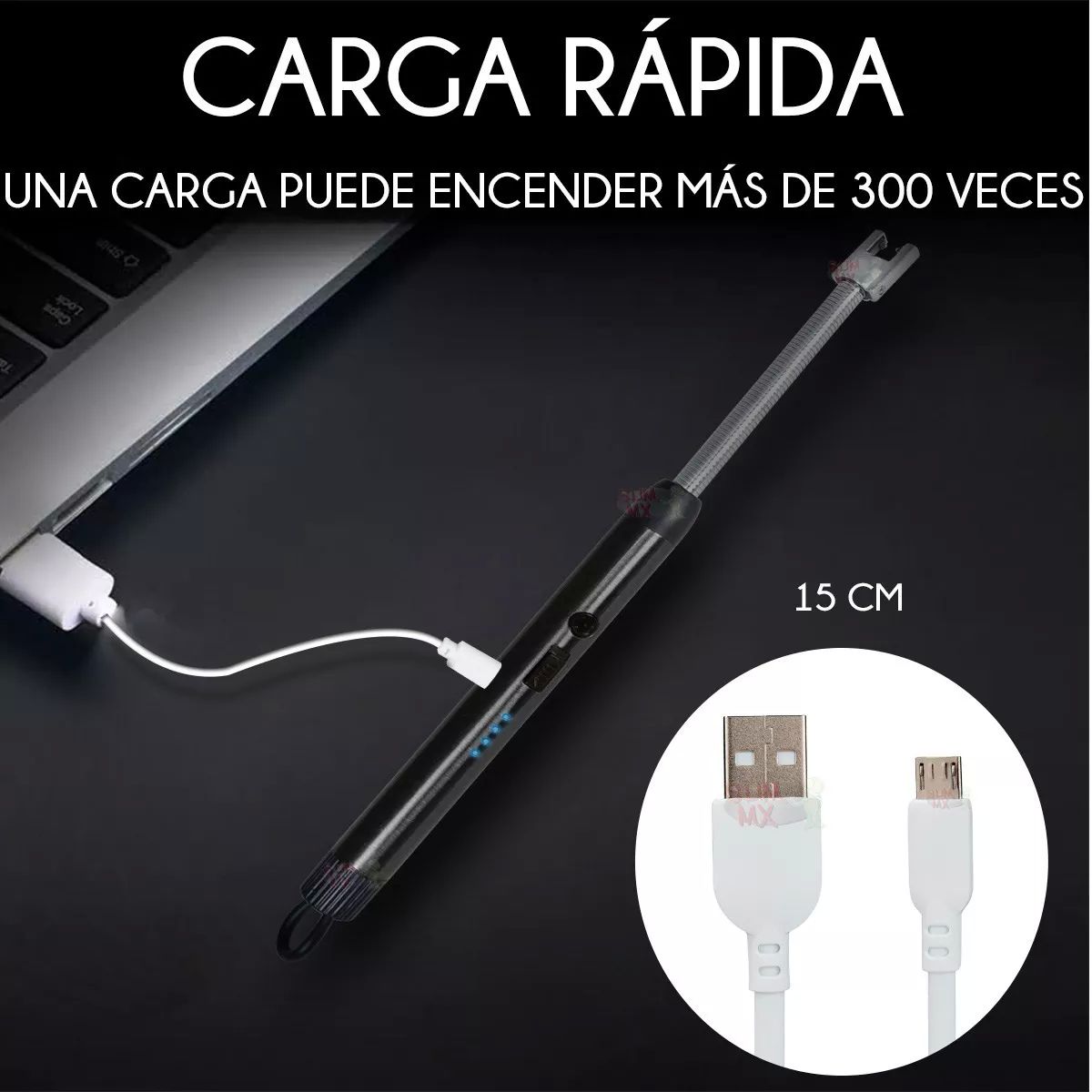 Encendedor eléctrico recargable usb BBQ estufa camping boiler