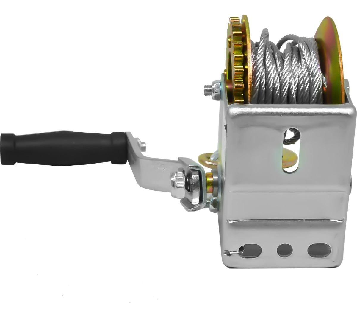 Malacate Winch Manual 661 Lb 300 Kg Cable Acero 650 Cm