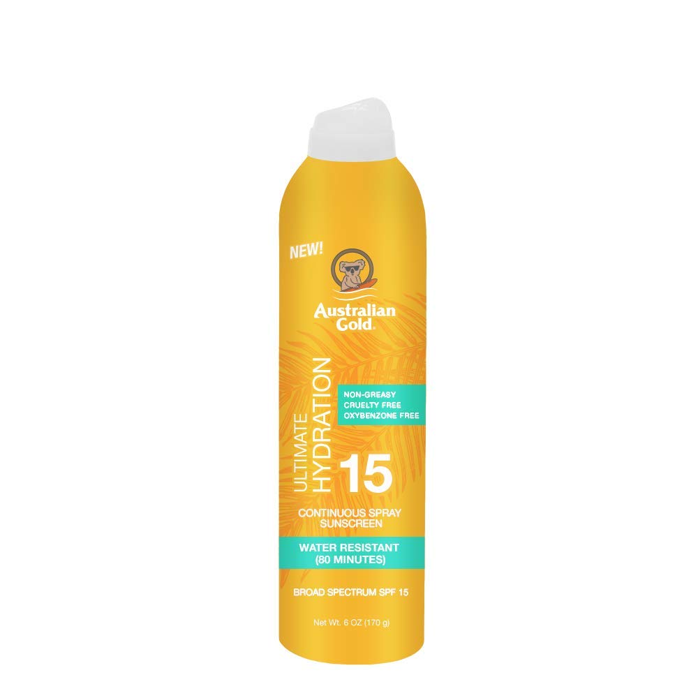 Protector Solar Australian Gold con bronceador instantáneo