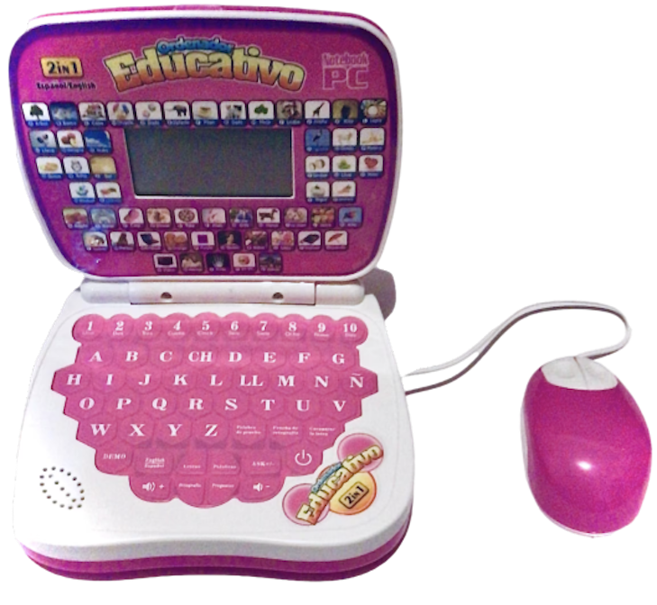 Juguete Mini Computadora Didáctica Interactiva Educativa