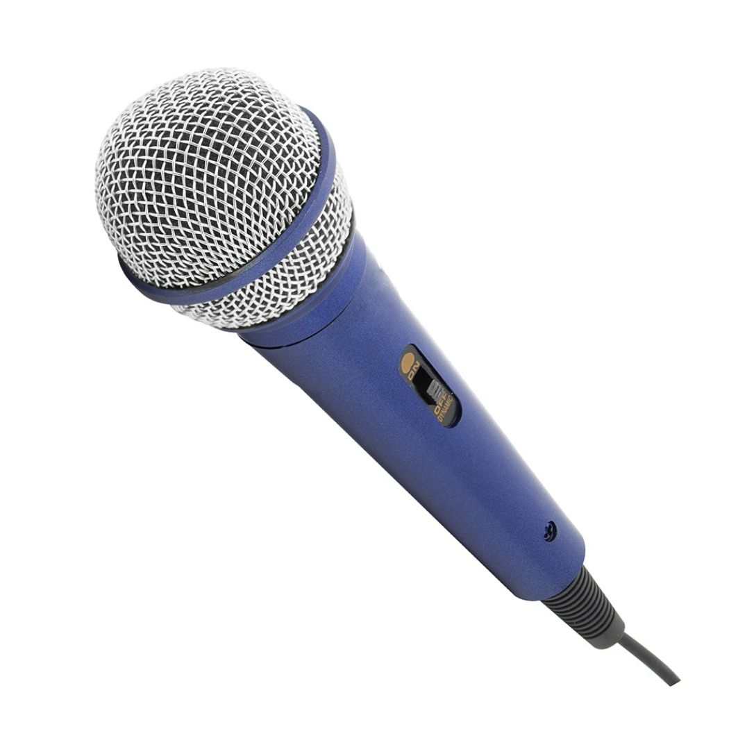 Micrófono Alámbrico Alien Pro MA-100BL Azul/Dinámico/Unidireccional