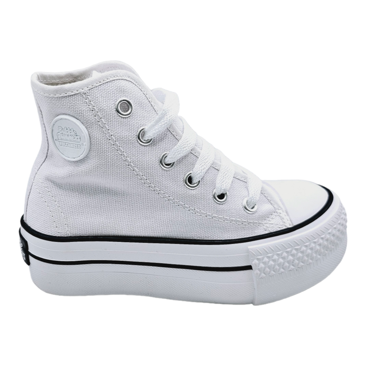 Tenis Bubble Gummers Bota Plataforma Blanco ROCCO Juvenil 22 AL 26