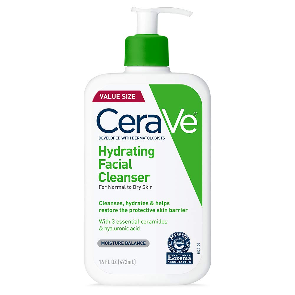 Limpiador facial hidratante Cerave 16 onzas