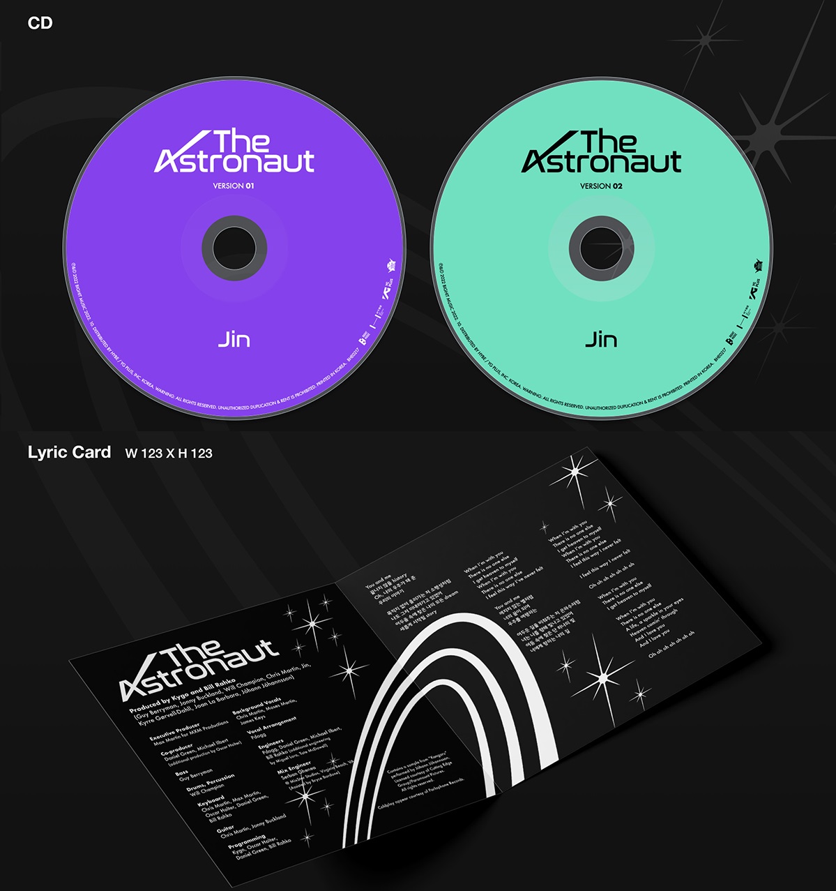 BTS - Jin The Astronaut (Versión verde) Album Kpop