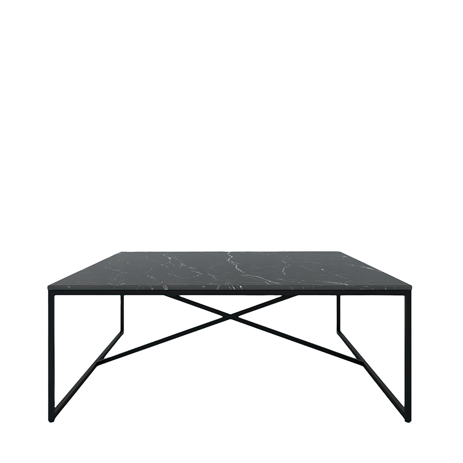 Mesa de Centro GDE YAAKUN Cubierta Marmol Negro Monterrey