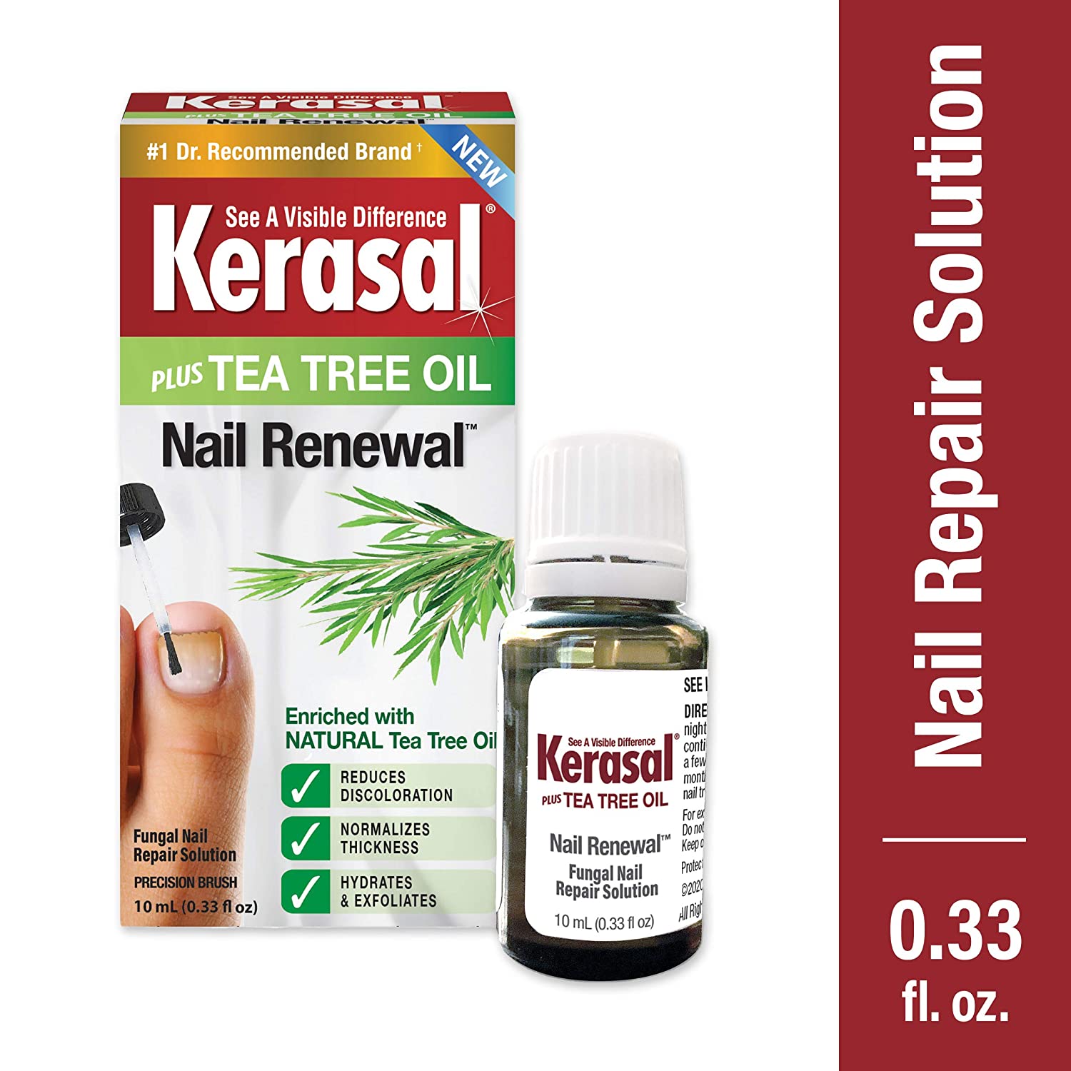 Solución para reparación de uñas Kerasal