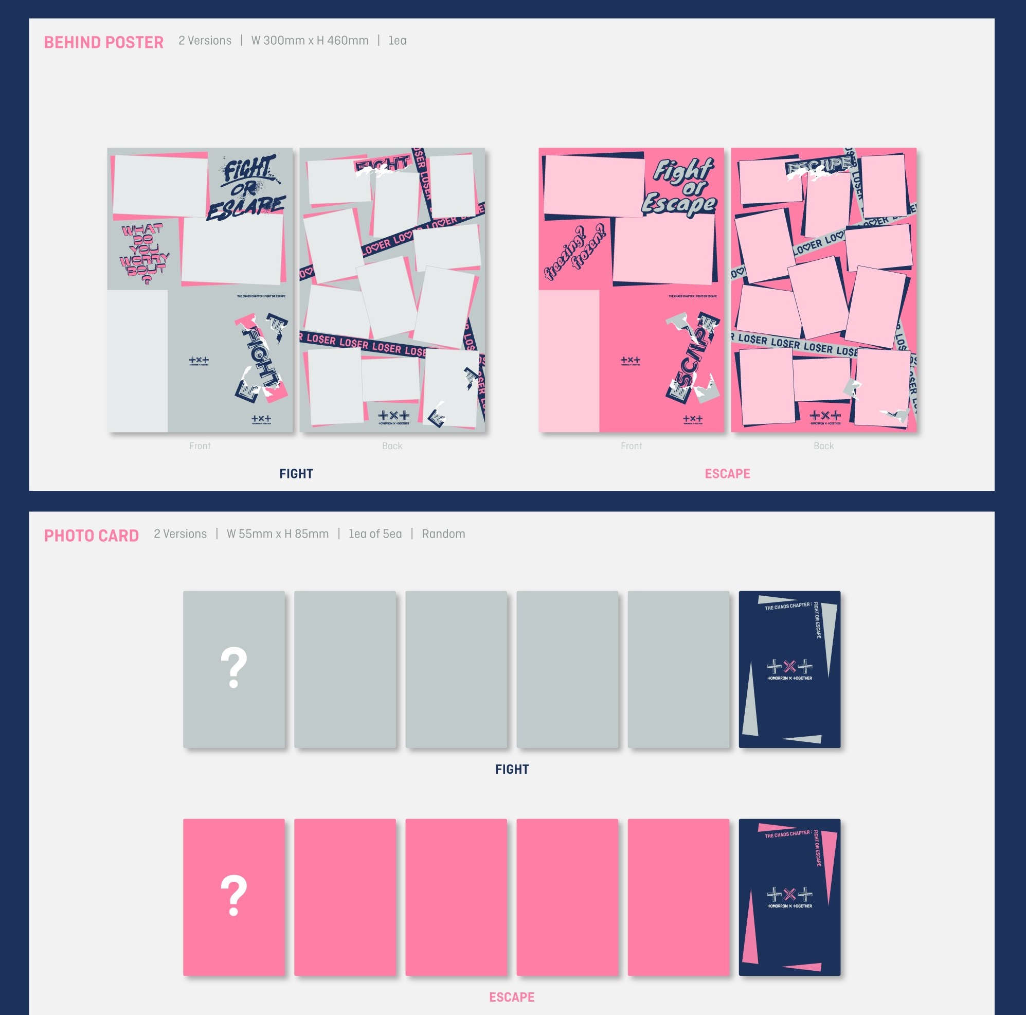 TXT - The Chaos Chapter: Fight or Escape (Versión Fight) Album kpop